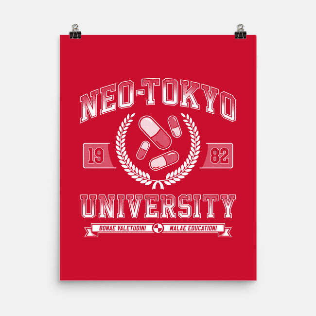 Neo-Tokyo University-none matte poster-DCLawrence