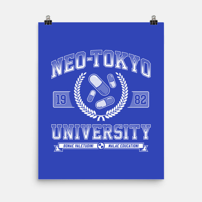 Neo-Tokyo University-none matte poster-DCLawrence