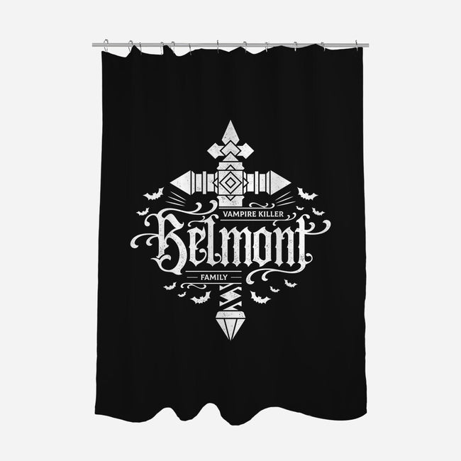 Vampire Killer Family-none polyester shower curtain-Logozaste
