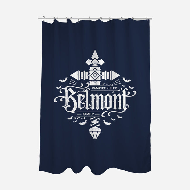 Vampire Killer Family-none polyester shower curtain-Logozaste