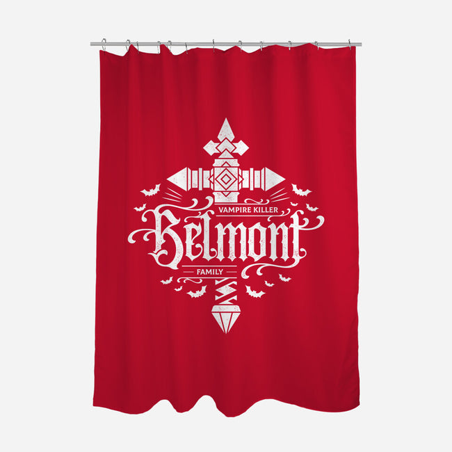Vampire Killer Family-none polyester shower curtain-Logozaste