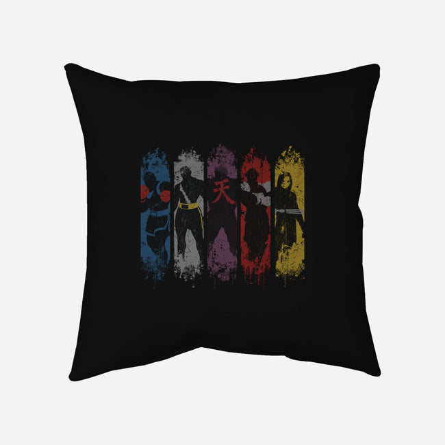 Shadow Foes-none removable cover w insert throw pillow-Skullpy