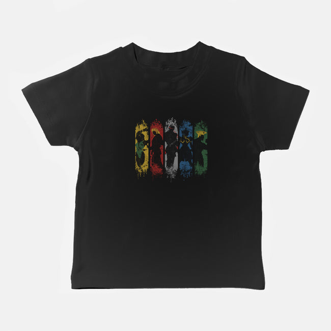 Shadow Fighters-baby basic tee-Skullpy