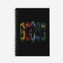 Shadow Fighters-none dot grid notebook-Skullpy
