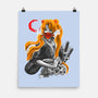 Moon Samurai-none matte poster-heydale
