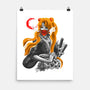 Moon Samurai-none matte poster-heydale
