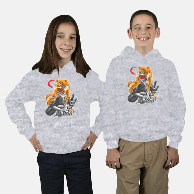 Moon Samurai-youth pullover sweatshirt-heydale