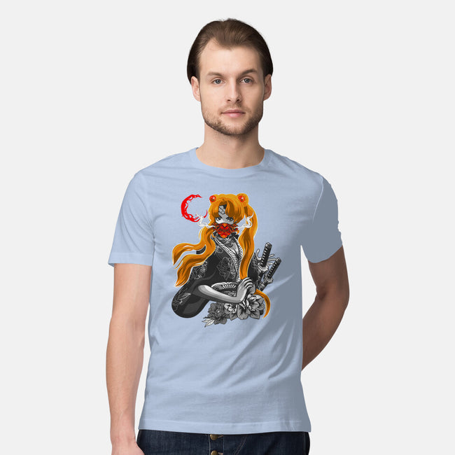 Moon Samurai-mens premium tee-heydale