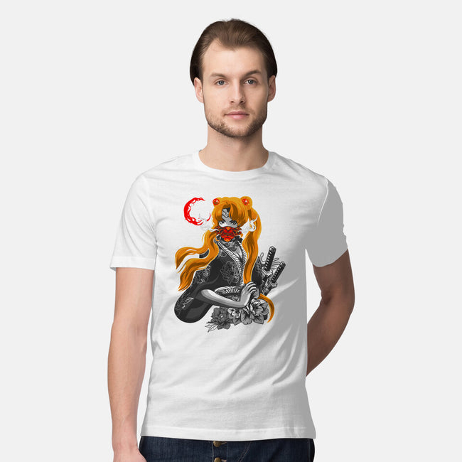 Moon Samurai-mens premium tee-heydale