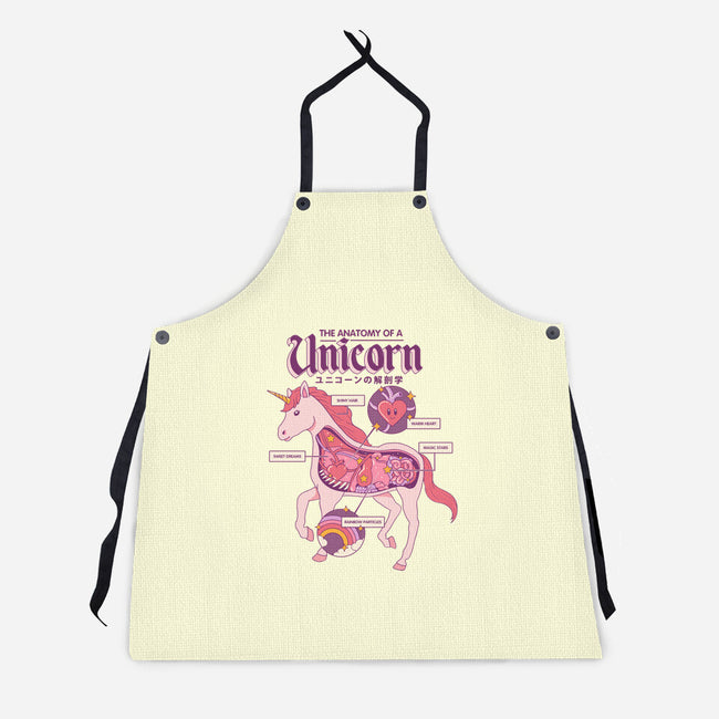 The Anatomy Of A Unicorn-unisex kitchen apron-Thiago Correa
