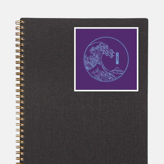 Neon Wave-none glossy sticker-fanfreak1