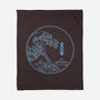 Neon Wave-none fleece blanket-fanfreak1