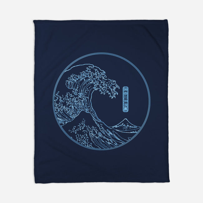 Neon Wave-none fleece blanket-fanfreak1