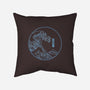 Neon Wave-none removable cover throw pillow-fanfreak1