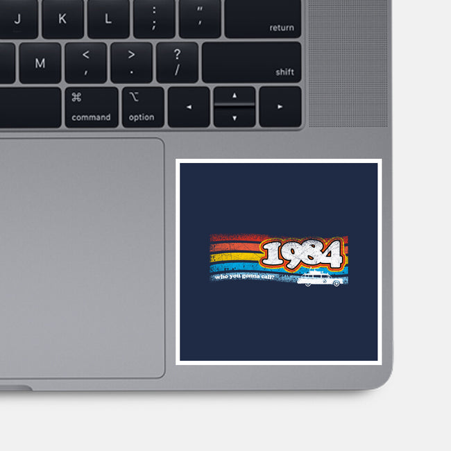 84 Buster-none glossy sticker-rocketman_art