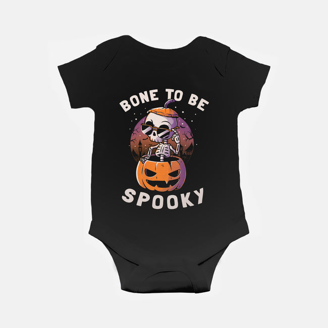 Bone To Be Spooky-baby basic onesie-koalastudio