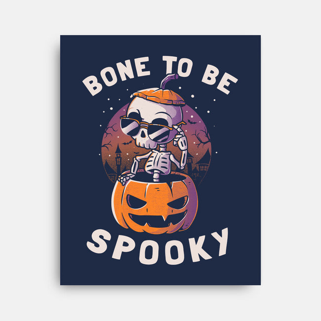 Bone To Be Spooky-none stretched canvas-koalastudio