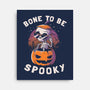 Bone To Be Spooky-none stretched canvas-koalastudio