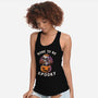 Bone To Be Spooky-womens racerback tank-koalastudio