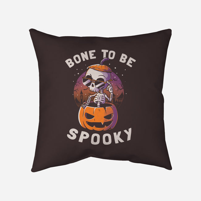 Bone To Be Spooky-none removable cover w insert throw pillow-koalastudio