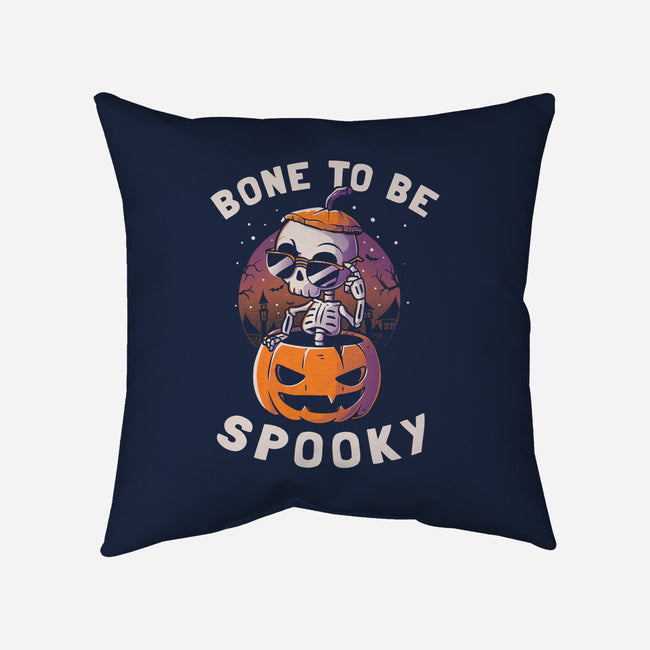 Bone To Be Spooky-none removable cover w insert throw pillow-koalastudio