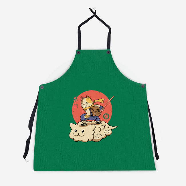 Kitten Cloud-unisex kitchen apron-vp021