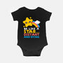 Like A Star-baby basic onesie-NemiMakeit