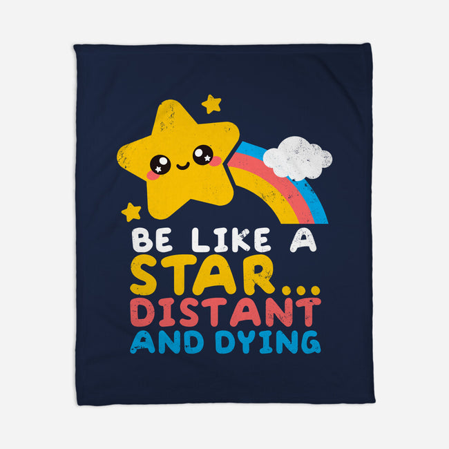 Like A Star-none fleece blanket-NemiMakeit