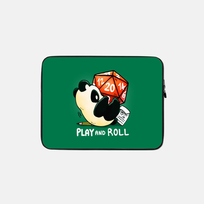 Play And Roll-none zippered laptop sleeve-Vallina84