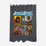 Arnold Beast-none polyester shower curtain-Retro Review