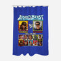 Arnold Beast-none polyester shower curtain-Retro Review