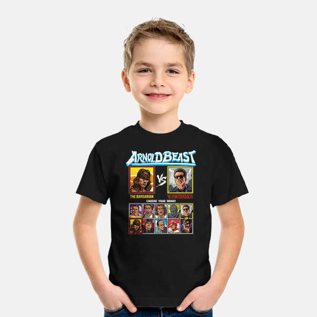 Arnold Beast-youth basic tee-Retro Review