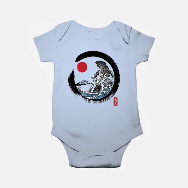 Enso Kaiju-baby basic onesie-DrMonekers