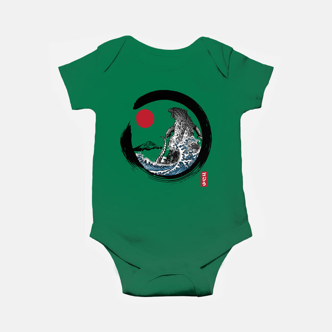 Enso Kaiju-baby basic onesie-DrMonekers