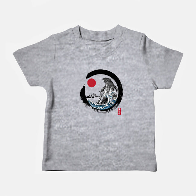 Enso Kaiju-baby basic tee-DrMonekers