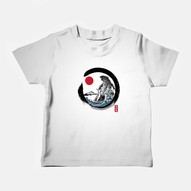 Enso Kaiju-baby basic tee-DrMonekers
