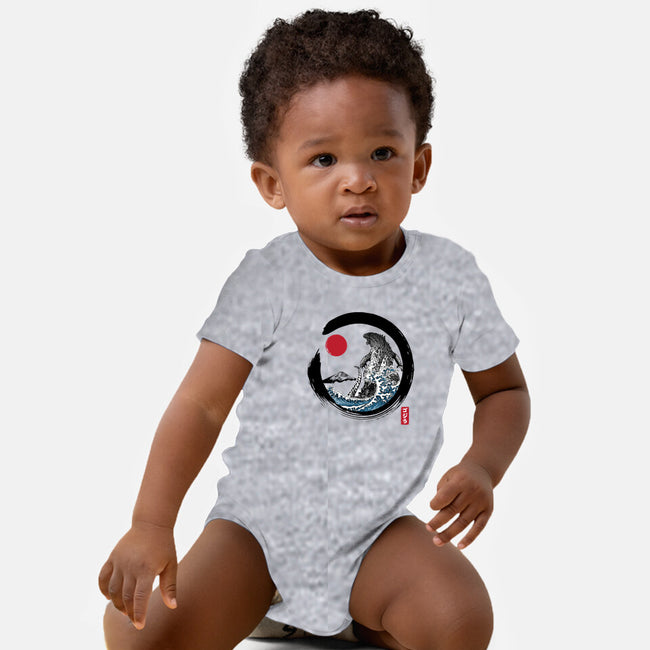 Enso Kaiju-baby basic onesie-DrMonekers
