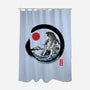 Enso Kaiju-none polyester shower curtain-DrMonekers