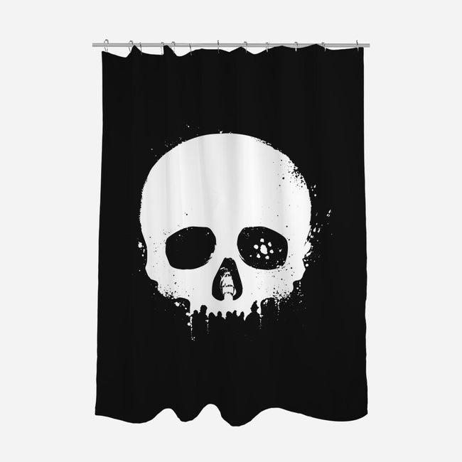 Under The Goon Docks-none polyester shower curtain-DrMonekers