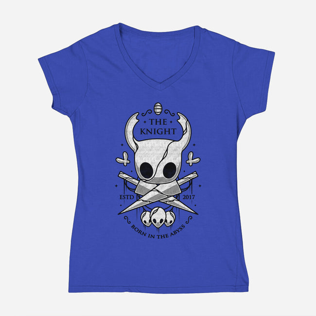 The Child Of The Abyss-womens v-neck tee-Alundrart