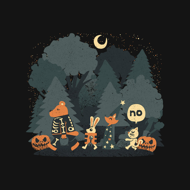 Halloween Forest-none stretched canvas-tobefonseca