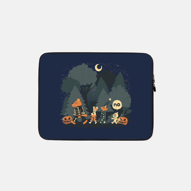 Halloween Forest-none zippered laptop sleeve-tobefonseca