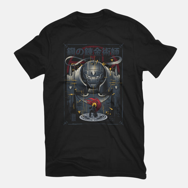 The Armored Alchemist-womens fitted tee-silentOp