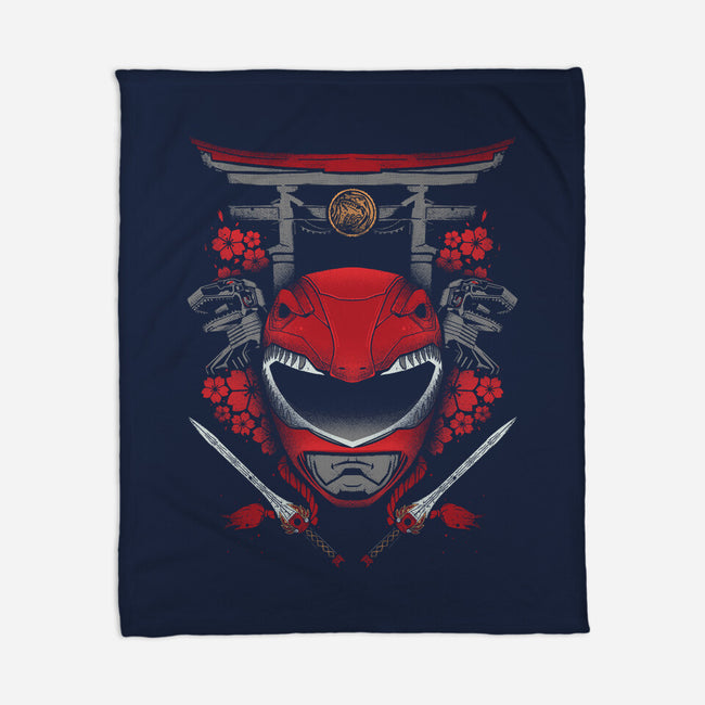 Red Power-none fleece blanket-RamenBoy