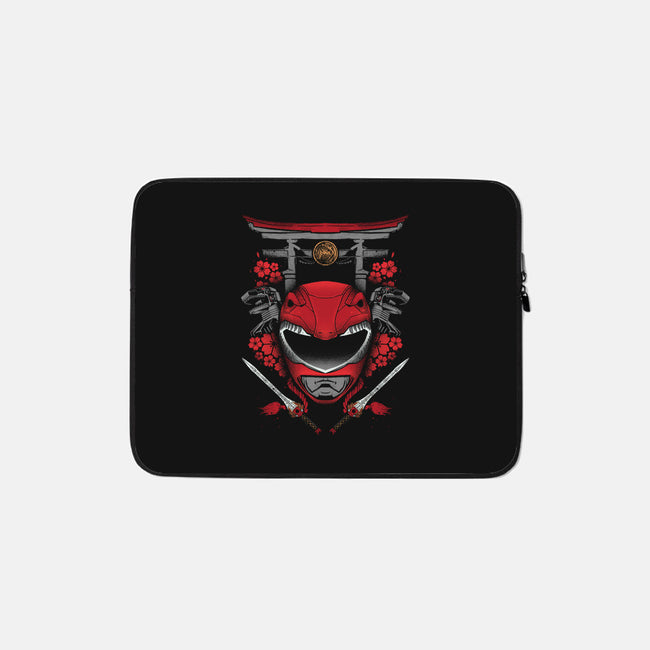 Red Power-none zippered laptop sleeve-RamenBoy