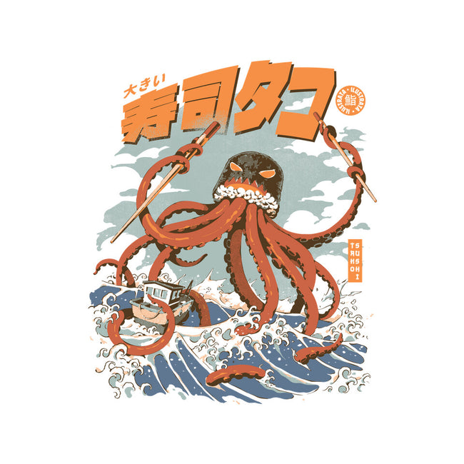 The Tako Sushi-none polyester shower curtain-ilustrata
