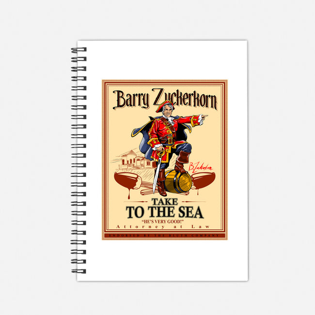 Take To The Sea-none dot grid notebook-boltfromtheblue