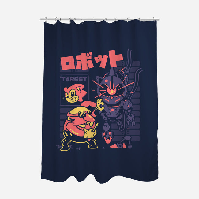 Evil Creation-none polyester shower curtain-Sketchdemao