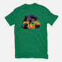 Hello Cat Halloween-womens fitted tee-tobefonseca