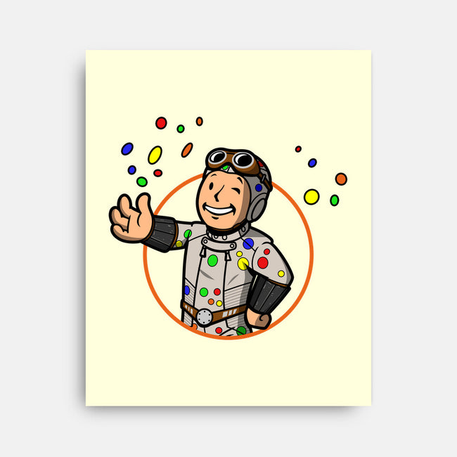 Polka Dot Boy-none stretched canvas-Boggs Nicolas